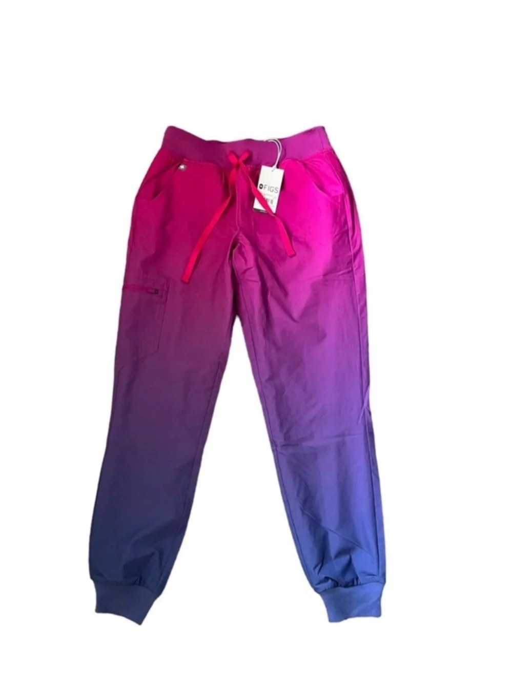 Figs Zamora™ FREEx™ Lined Jogger Scrub Pants  Ombre  Sunset NWT Size XSP - Picture 2 of 7